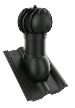 KOMINEK ROTOLINE DO DACHÓWKI IBF RZYMSKA CZARNY