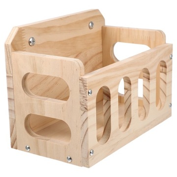 Деревянная гравитационная кормушка для кроликов