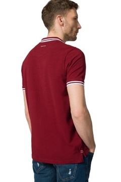 Koszulka Polo Męska Bordowa Próchnik PM2 XL