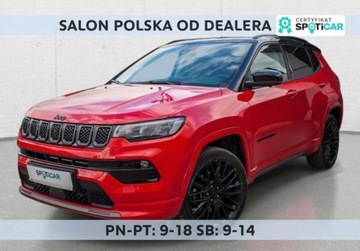 Jeep Compass II SUV Plug-In Facelifting 1.3 GSE T4 240KM 2022 Jeep Compass 1.3 T4 PHEV 240KM 4xe S Pelna Wer...