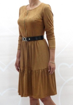 ЗАМШЕВОЕ ПЛАТЬЕ CARMEL BOHO, RALLANTS, размер 36 (34-56)