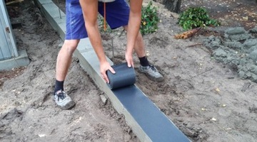 ФУНДАМЕНТ ИЗОЛЯЦИОННЫЙ УРОВЕНЬ ИЗОЛЯЦИИ СТЕН ФУНДАМЕНТ ФУНДАМЕНТ 50см x 50мб