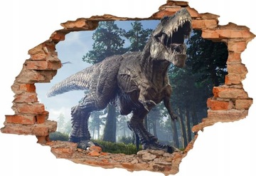 Naklejki na ścianę 3D DINOZAUR DINOZAURY 100x70cm