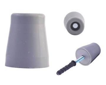 ODBOJNIK OGRANICZNIK DRZWI ODBÓJ SZARY STOPER 60MM