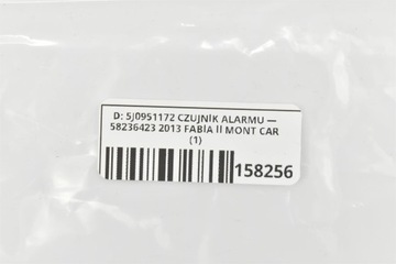 ДАТЧИК СИГНАЛИЗАЦИИ 5J0951172 SKODA FABIA II LIFT RAPID ROOMSTER TOLEDO IV