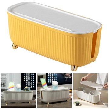 Кабельный органайзер Кабельный держатель желтый 35x15x13см