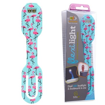 Lampka zakładka do książki USB flamingi LED Lampka nocna do czytania