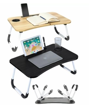 SKŁADANY STOLIK POD LAPTOPA DO ŁÓŻKA PODSTAWKA