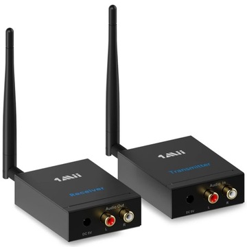 Przedłużacz Sygnału Transmiter Bezprzewodowy Audio 100m 2,4GHz RT5066 1MII