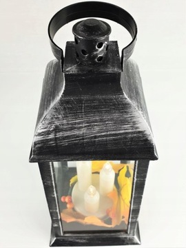 НАБОР ФОНАРЕЙ CORTINA 31 СМ ОСЕННИЙ ДЕКОРАТИВНЫЙ ФОНАРЬ СВЕТОДИОДНЫЕ СВЕЧИ