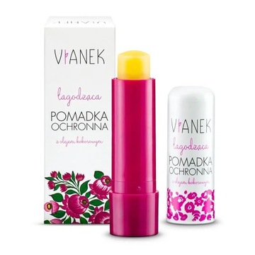 VIANEK Łagodząca pomadka ochronna z olejem kokosowym 4,6g