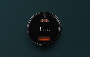 АВТОМОБИЛЬНОЕ ЗАРЯДНОЕ УСТРОЙСТВО BASEUS ДЛЯ ТЕЛЕФОНА + КАБЕЛЬ USB USB-C 100Вт 20В 5А