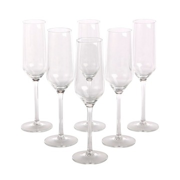 RUBIN KOMPLET 6 KIELISZKÓW SZAMPAN 220ML