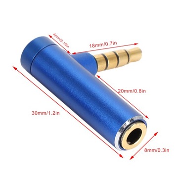 2 шт., 3,5 мм, аудиоадаптер «папа-мама», прямоугольный стереокабель для наушников