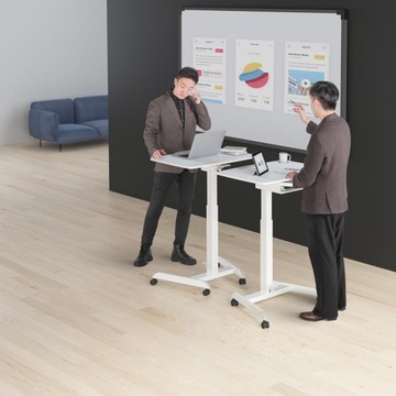 Регулируемая наклоняемая подставка для ноутбука с полкой 80 x 56 см 760 - 113