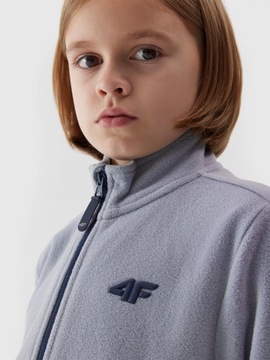 ФЛИСОВАЯ ФУТБОЛКА ДЛЯ МАЛЬЧИКОВ, ДЕТСКАЯ ТЕПЛАЯ ФЛИСОВАЯ 4F, ДЕТСКАЯ, размер 158