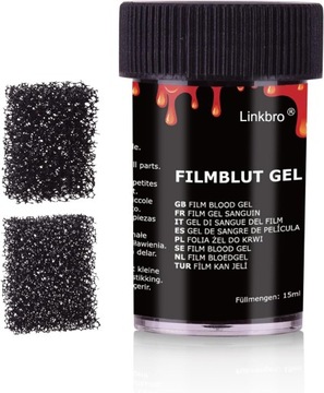 Elander Sztuczna Krew z 2 Gąbkami, 15ml