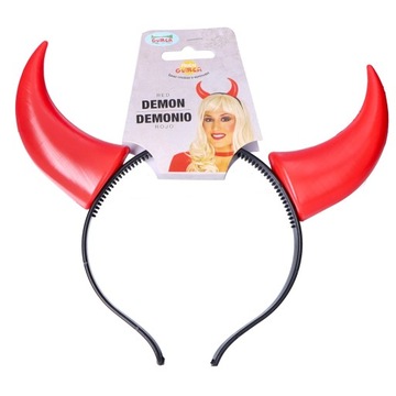 красная повязка для волос DEVIL HORNS, шапка унисекс HALLOWEEN