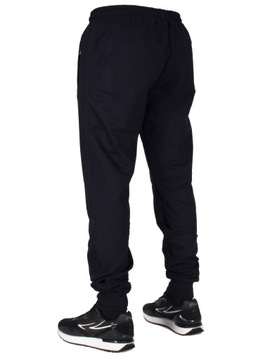Dres spodnie męskie dresowe XXL granatowe ze ściągaczem jogger