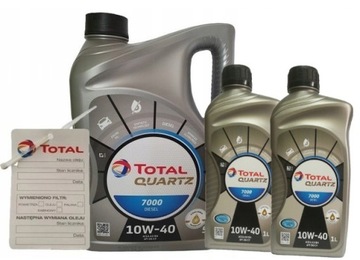 Olej Total Quartz 7000 Diesel 7 l 10W40 + GRATIS