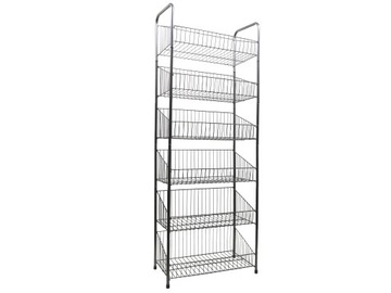 REGAŁ SKLEPOWY KOSZ NA PIECZYWO REGAŁY 80+KÓŁKA