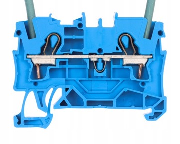 Szybkozłączka WAGO szynowa TS35 2,5 mm² niebieska
