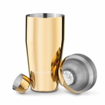 Шейкер для напитков BARTMAN SHAKER золотой 750мл
