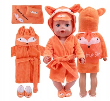 BORN UBRANIE DLA LALKI BABY ZESTAW 6 SZT