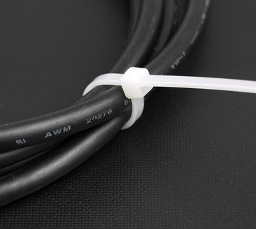 ПРОЧНЫЕ КАБЕЛЬНЫЕ Стяжки БЕЛАЯ ЛЕНТА 4,8Х400 100 ШТ.