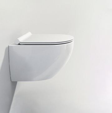 ПОДВЕСНОЙ УНИТАЗ CARTER БЕЛЫЙ SLIM БЕЗ ОБОДКИ