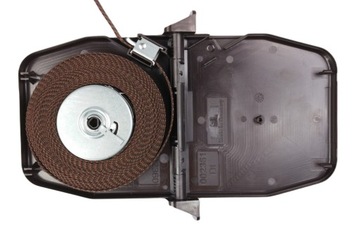 КОРИЧНЕВЫЙ втягивающий механизм для ЛЕНТЫ/ПОЛОСЫ ДЛЯ ВНЕШНИХ РОЛЛЕТНИЦ + ЛЕНТА PORTOS 5MB