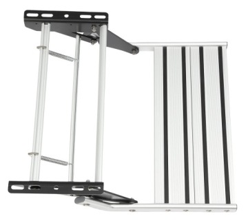 Входная ступенька в кемпер. Выдвижная ступенька для каравана.