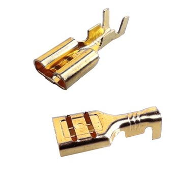 KONEKTOR 6,3mm 20x żeński NASUWKA konektory 20 szt