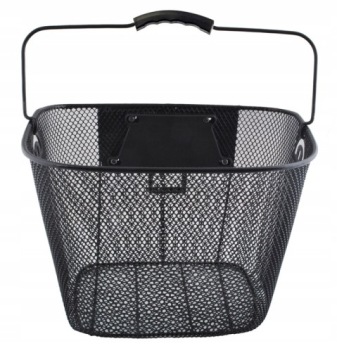 БОЛЬШАЯ КОРЗИНА ДЛЯ ВЕЛОСИПЕДОВ МЕТАЛЛИЧЕСКАЯ КОРЗИНА ДЛЯ ВЕЛОСИПЕДОВ CLICK + БЕСПЛАТНАЯ ВЕЛОСИПЕДНАЯ ЛАМПА