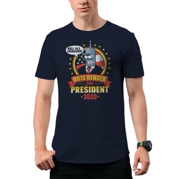 Koszulka T-Shirt Vote For Bender 3020 L