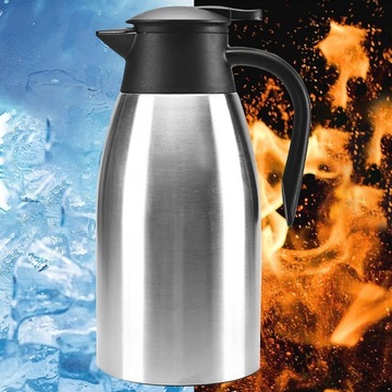 ТЕРМОС КУВШИН 2Л СТОЛ КОНФЕРЕНЦ КОФЕ ЧАЙ серебро