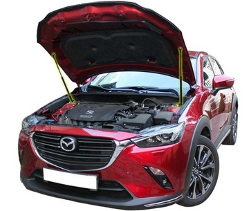 SIŁOWNIKI MASKI ZESTAW MAZDA CX-3 DK