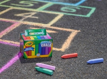 Тротуарный мел, 48 цветов, моющийся Crayola