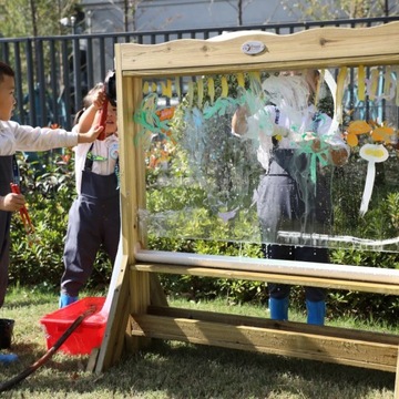 Набор двусторонних мольбертов для рисования на доске CLASSIC WORLD с водяным насосом