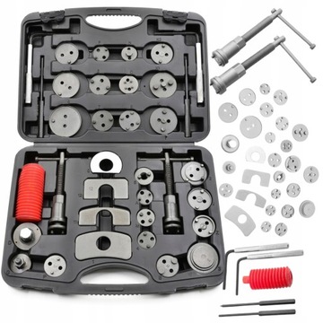 ZESTAW DO WYCISKANIA COFANIA TŁOCZKÓW HAMULCOWYCH 35el WALIZKA GEKO G02542