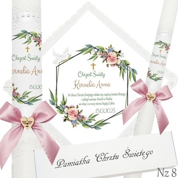 КРЕЩЕННАЯ СВЕЧА, КРЕЩЕСТВЕННАЯ ОДЕЖДА, ОКОННАЯ КОРОБКА