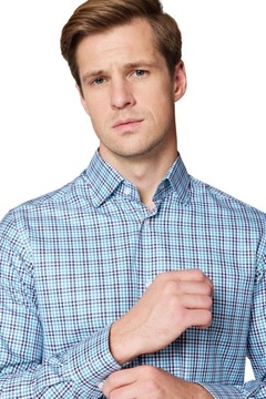 Koszula Męska Kolorowa w Kratę Lancerto Jessa XL