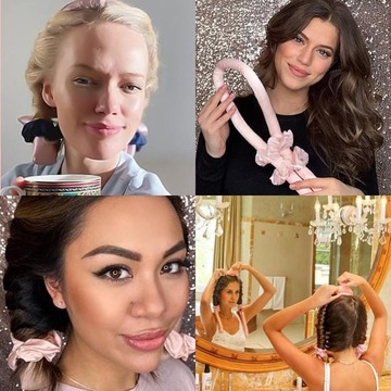 КУДРЫ ДЛЯ ВОЛОС ВАЛИЦЫ Бигуди Резинка для завивки без нагревания