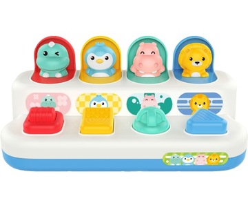 ОБРАЗОВАТЕЛЬНАЯ ИНТЕРАКТИВНАЯ ИГРУШКА POP UP РАЗНООБРАЗНЫЕ ЖИВОТНЫЕ ВУПИ