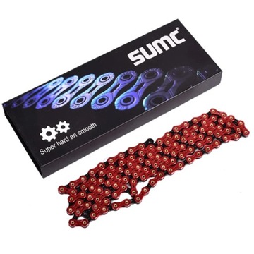Велосипедная цепь SUMC-SX11SL с MissingLink, 116 л, 11 скоростей, горная и