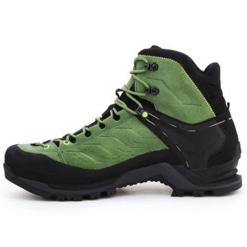 Zielone Zamsz Buty Trekkingowe Salewa r.41