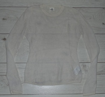 H&M SWETER DAMSKI MOHEROWY WEŁNA ALPAKA MOHER OUTLET r. 34 XS / S