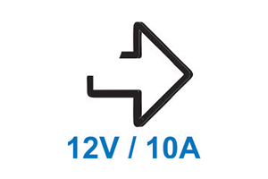 Zasilacz Pni St10A 12V 10A stabilizowany do kamer 2x12V 10A 120W