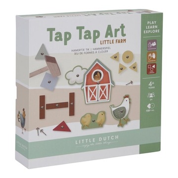Przybijanka Tap Tap Art Farma Little Dutch