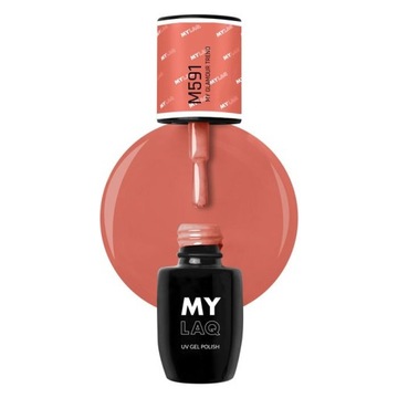 MYLAQ Lakier Hybrydowy M591 My Glamour Trend 5 ml